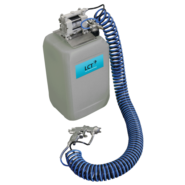 LCT Airsprayer, inkl. Kanisterhalter und Membranpumpe