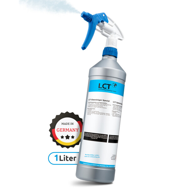 LCT Glasreiniger Spezial, 1 Liter, inkl. Sicherheitssprühkopf