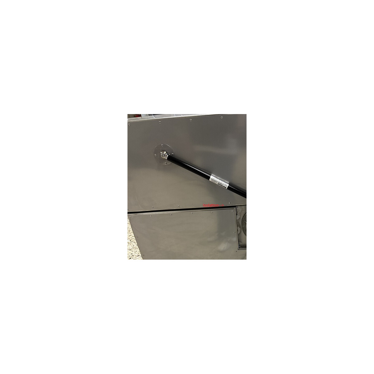 Insulation of machine base for type W 115