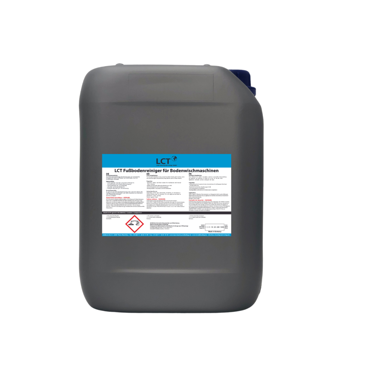 LCT Floor Cleaner for Floor Scrubbing Machines, 5 liter
