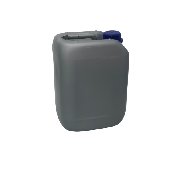 Kanister silber, 5 Liter, leer, inkl. blauem Deckel