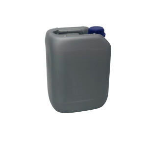 Kanister silber, 5 Liter, leer, inkl. blauem Deckel