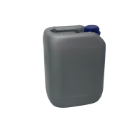 Kanister silber, 5 Liter, leer, inkl. blauem Deckel