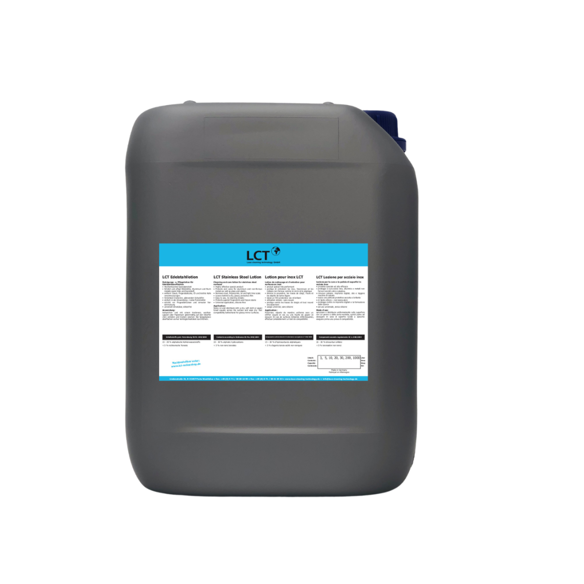 LCT Stainless Steel Lotion, 5 liter