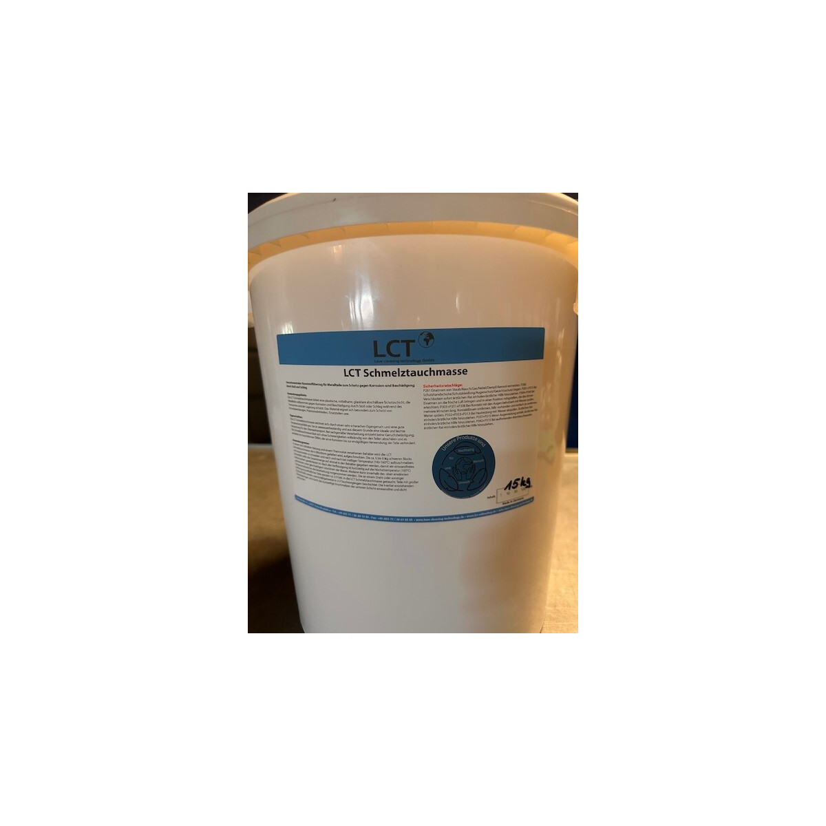 LCT Schmelztauchmasse, 15 KG box