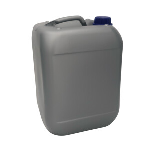 Kanister silber, 10 Liter, leer, inkl. blauem Deckel
