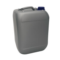 Kanister silber, 10 Liter, leer, inkl. blauem Deckel