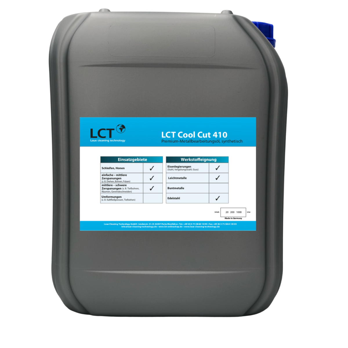 LCT Cool Cut 410, 20 Liter