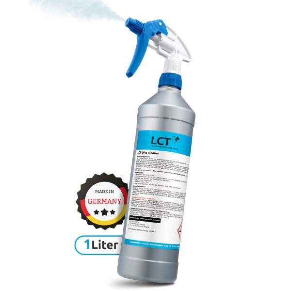 LCT Bike Cleaner – Fahrradreiniger für Kette, Rahmen & mehr | Nachfüllbar & umweltschonend | 1000 ml Sprühflasche