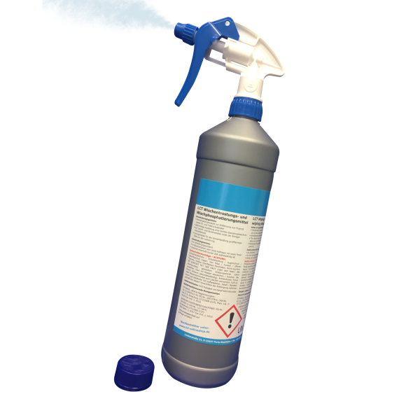 LCT Wipe de-rusting and wipe phosphating agent, 1 liter, incl. safety spray head